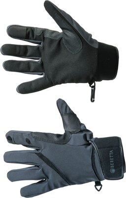 Beretta Wind Pro Shooting Gloves Black & Gray